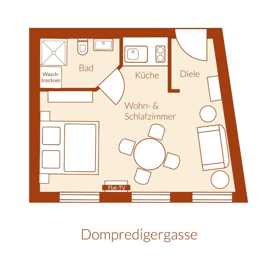 Apartment Dompredigergasse ناومبورغ المظهر الخارجي الصورة